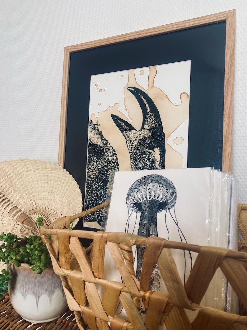 Affiche « Surprise et profondeur du Crabe Café »
