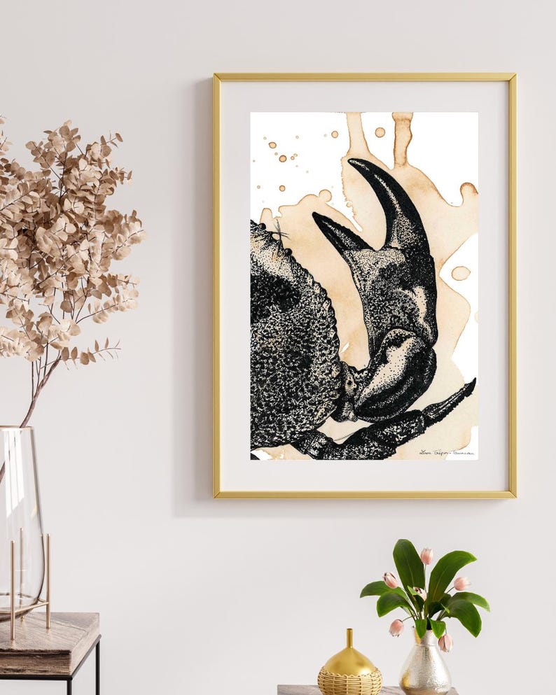 Affiche « Surprise et profondeur du Crabe Café »