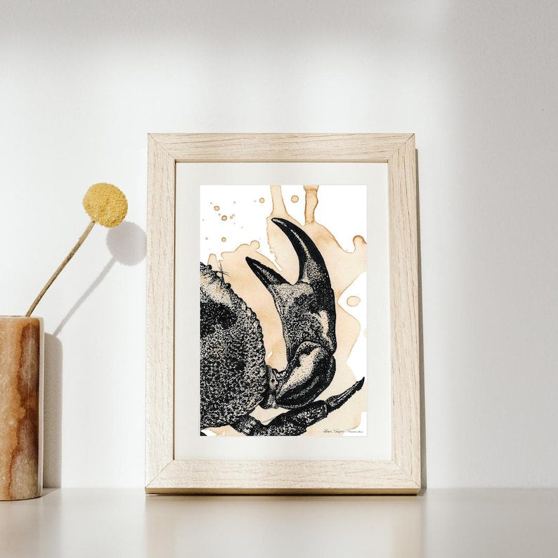 Affiche « Surprise et profondeur du Crabe Café »