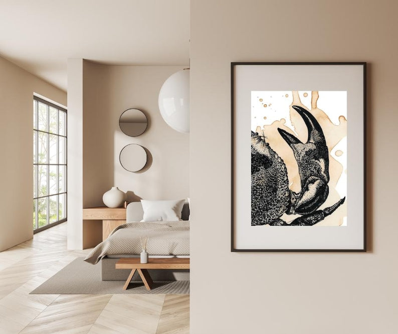 Affiche « Surprise et profondeur du Crabe Café »