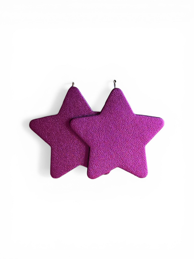 Boucles Stella Rose Métallisé