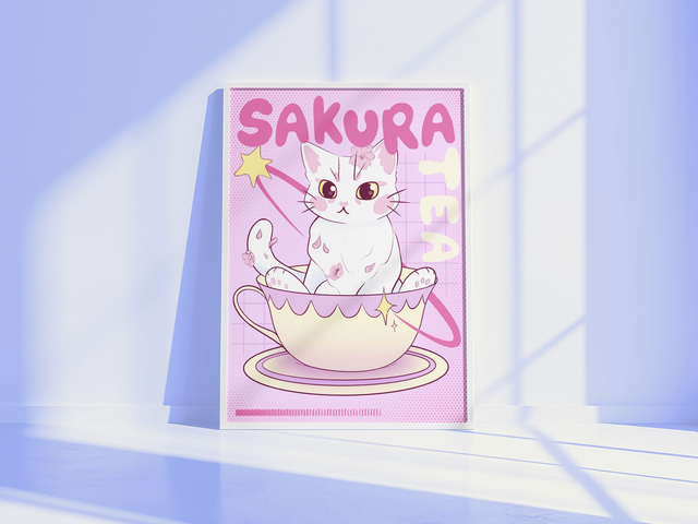 Affiche Sakura Tea