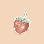 Stickers : La fraise