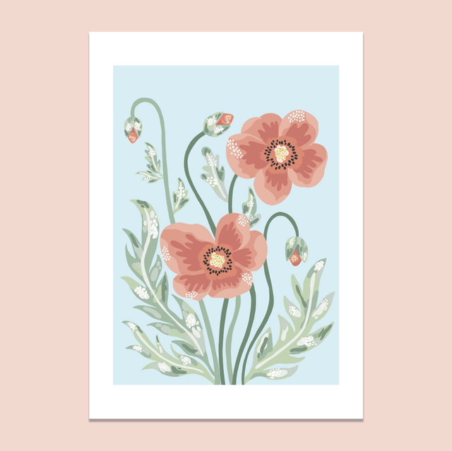 Affiche Les coquelicots
