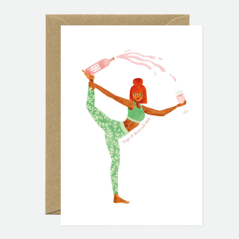 Carte - Yoga rosé