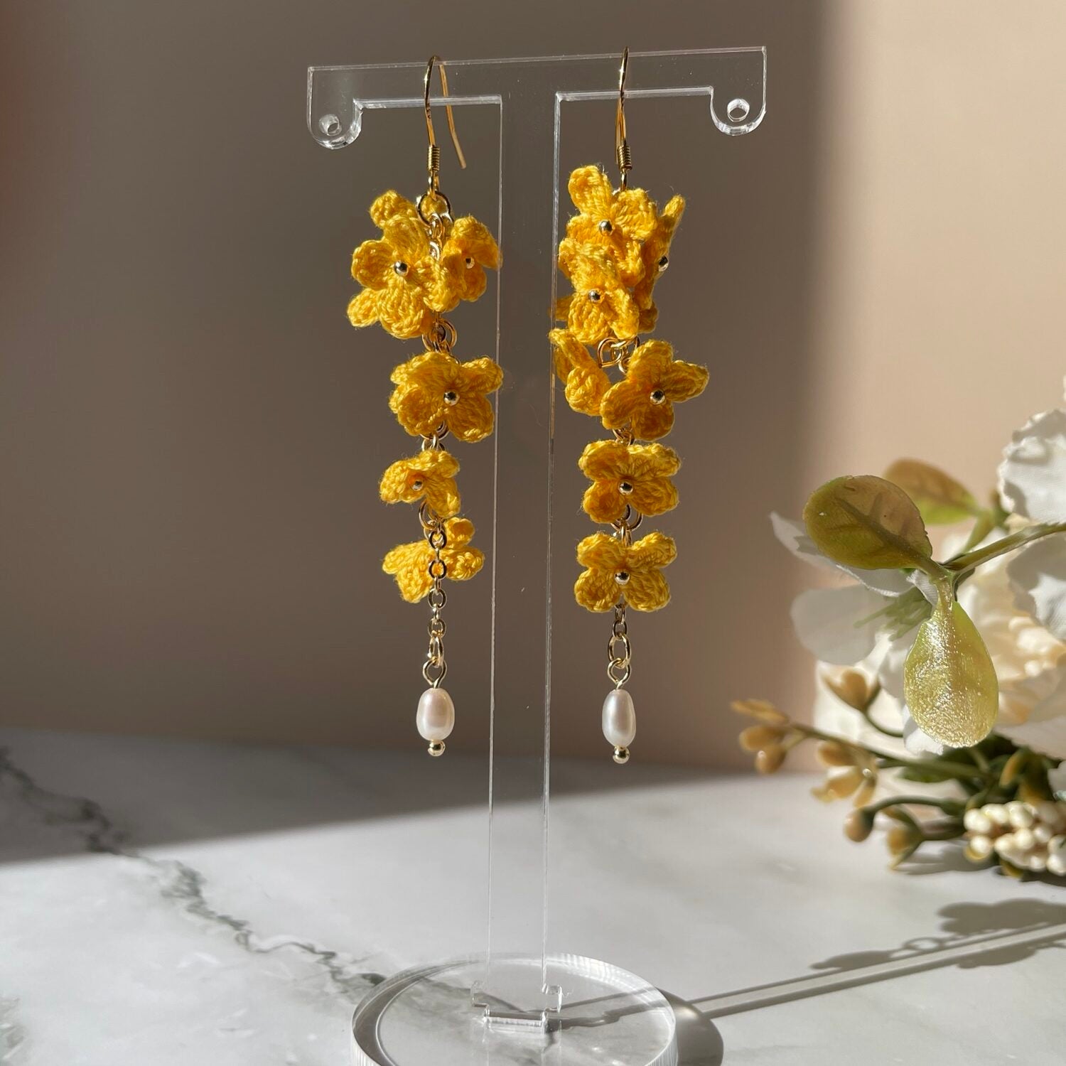 Boucles d’oreilles Jacinthe – Perles de culture