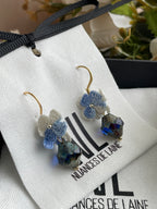 Boucles d’oreilles Saphéline – Perles Tchèques Saphir
