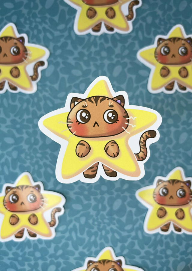 Sticker Tigre étoilé