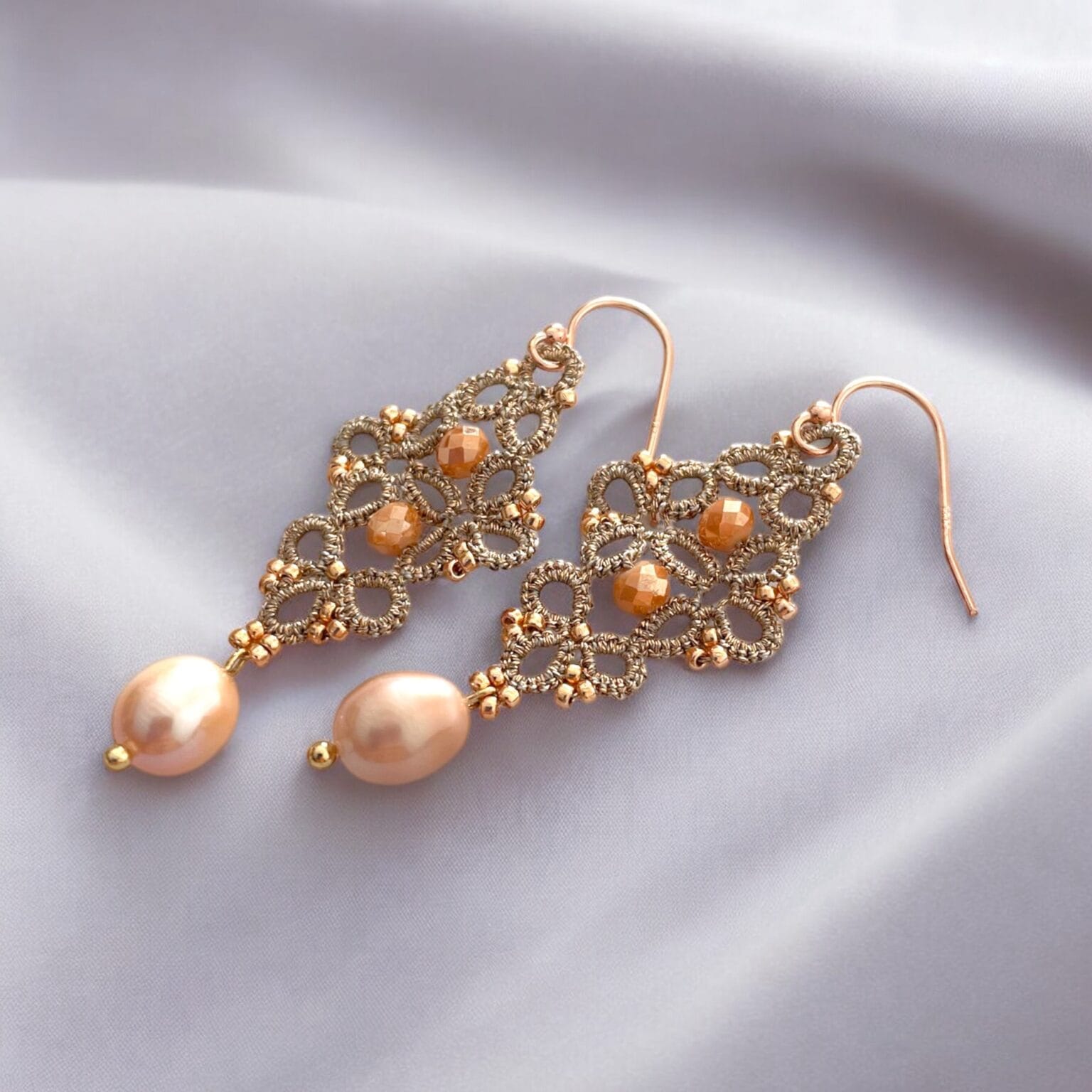 Boucles d’oreilles Vesta – Perles de culture