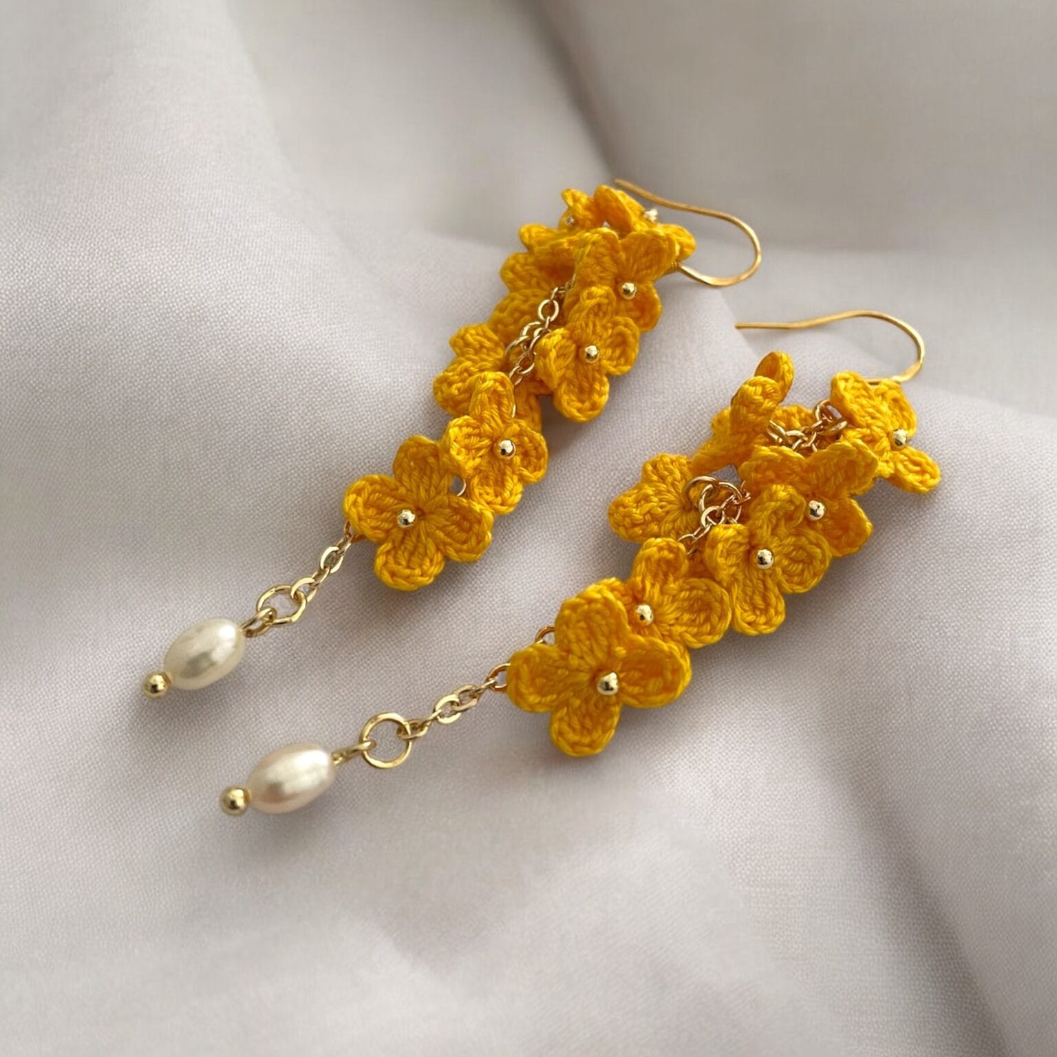 Boucles d’oreilles Jacinthe – Perles de culture