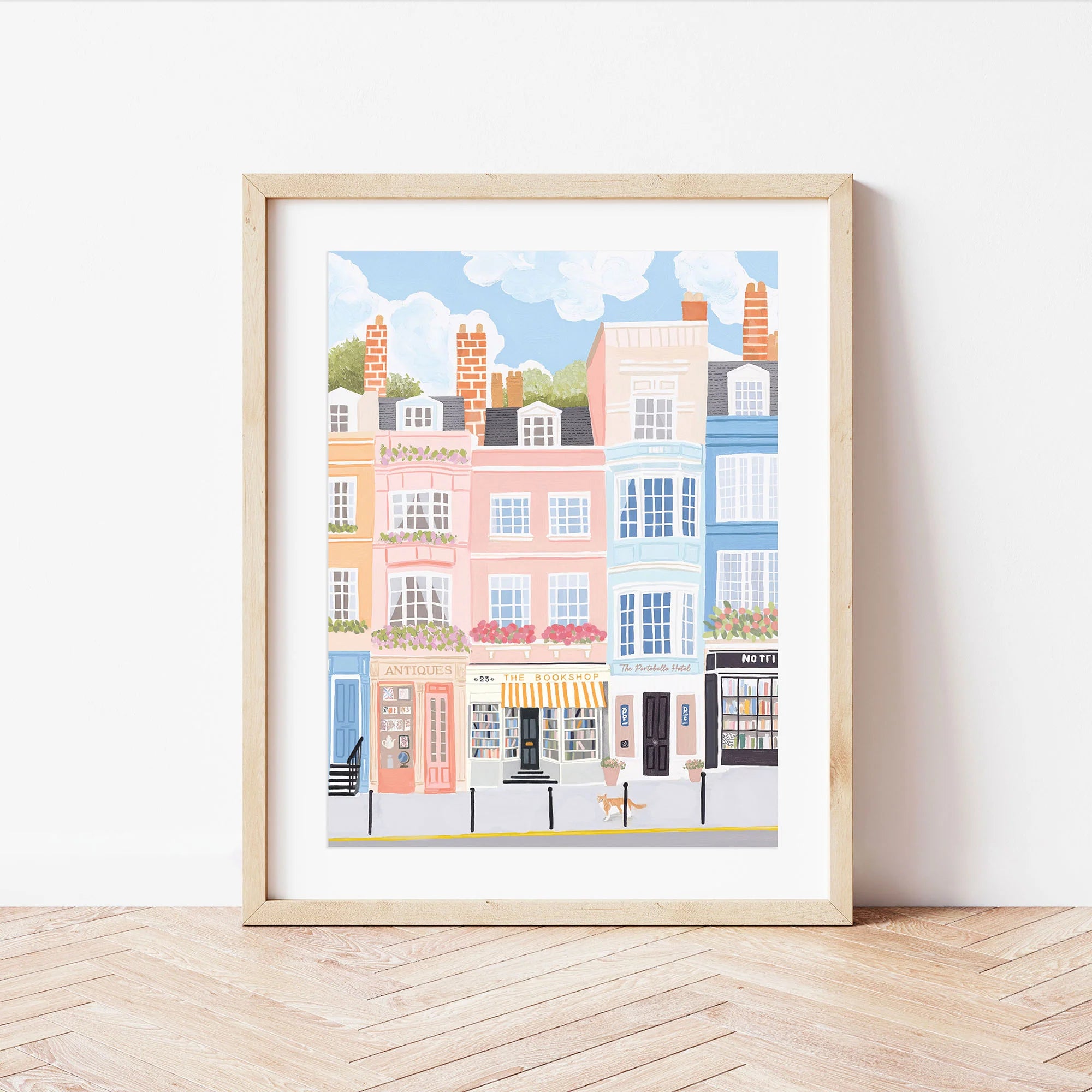 Kit peinture au numéro Notting Hill avec peintures biodégradables et pinceaux