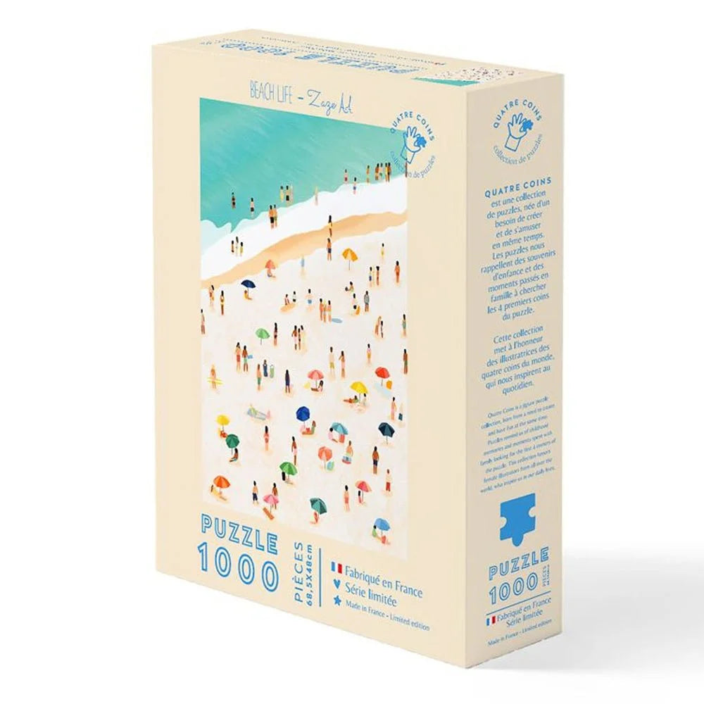 PUZZLE 1000 PIÈCES 68 X 48 CM - BEACH LIFE