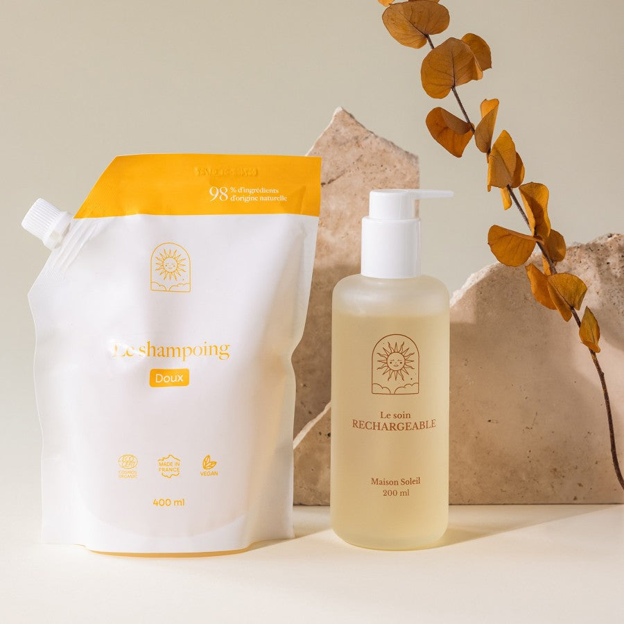 Refill the GENTLE shampoo
