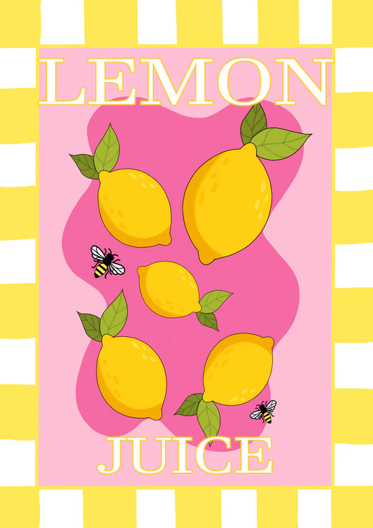 Affiche Lemon Juice