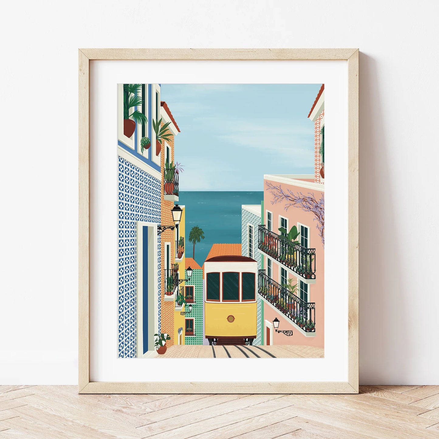 Kit peinture au numéro - Lisbon Tram