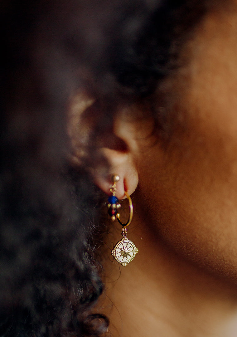 Mini Aure hoop earrings