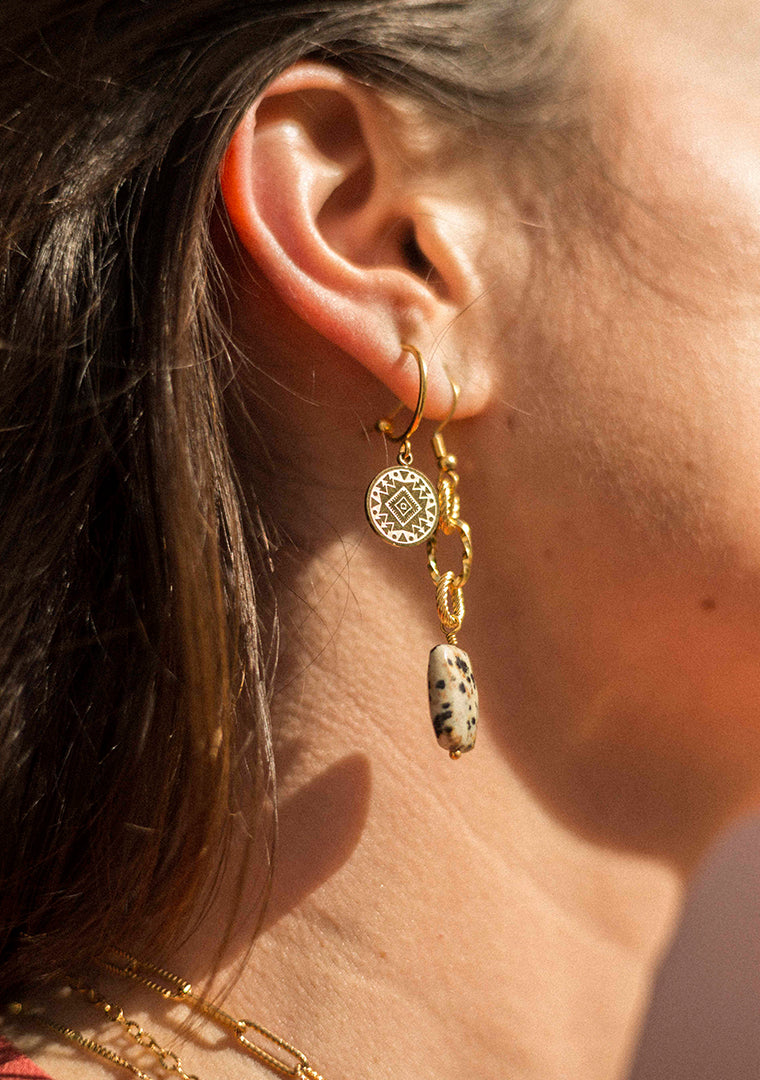 Mini Aure hoop earrings