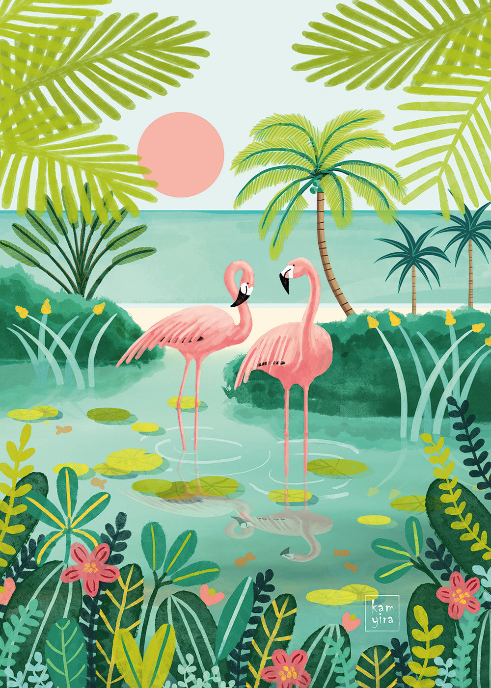 Puzzle Flamant