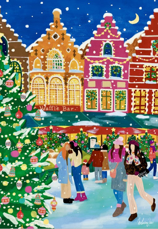 Puzzle Marché de Noël à Bruges
