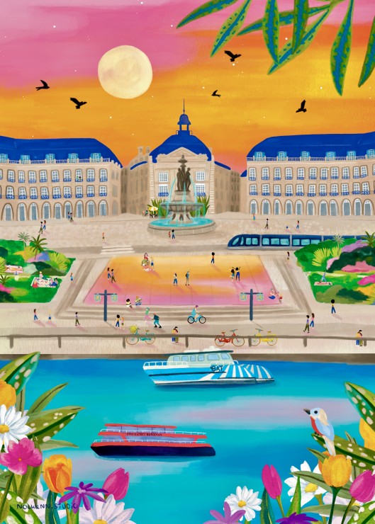Puzzle Bordeaux - Place de la Bourse