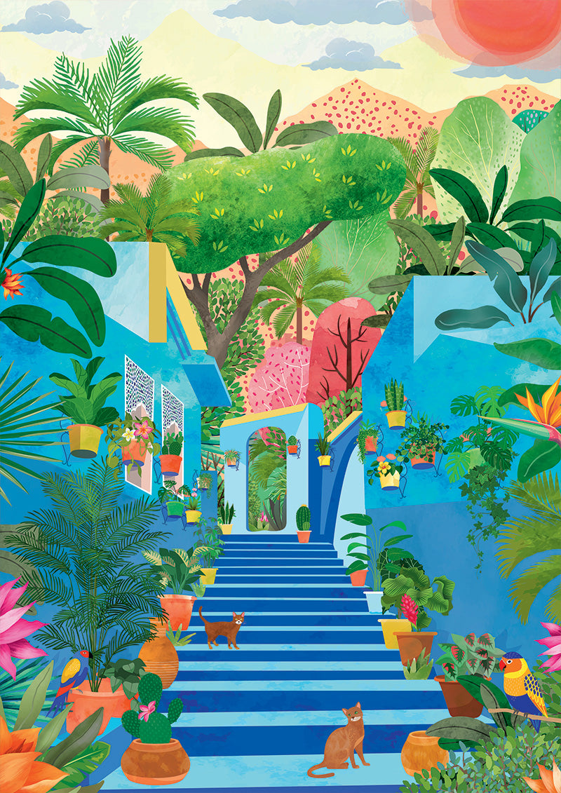 Puzzle Paradis Bleu