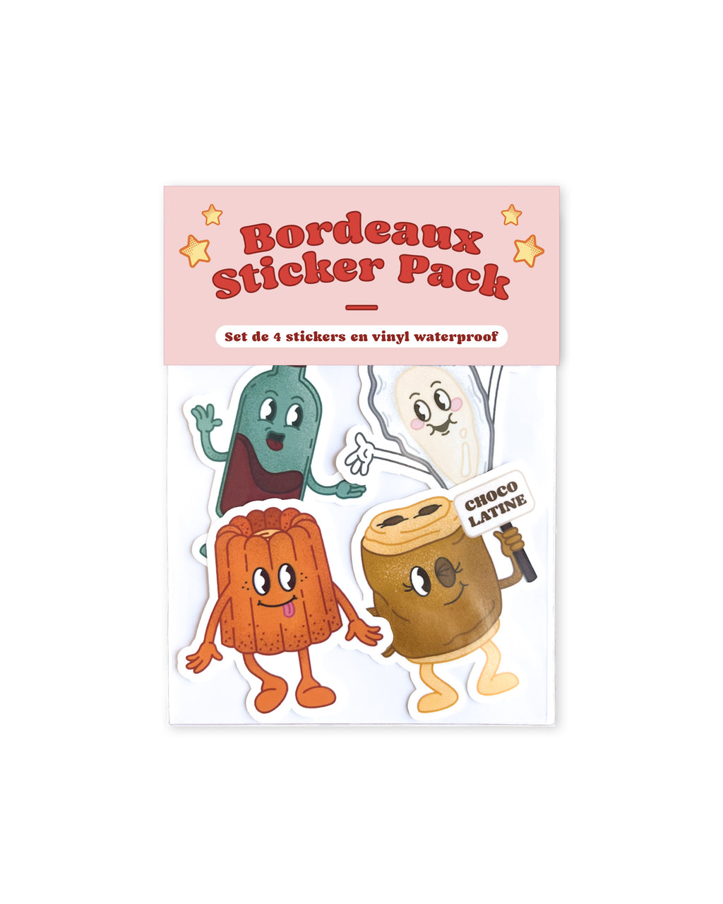 Bordeaux Sticker Pack - Lot de stickers