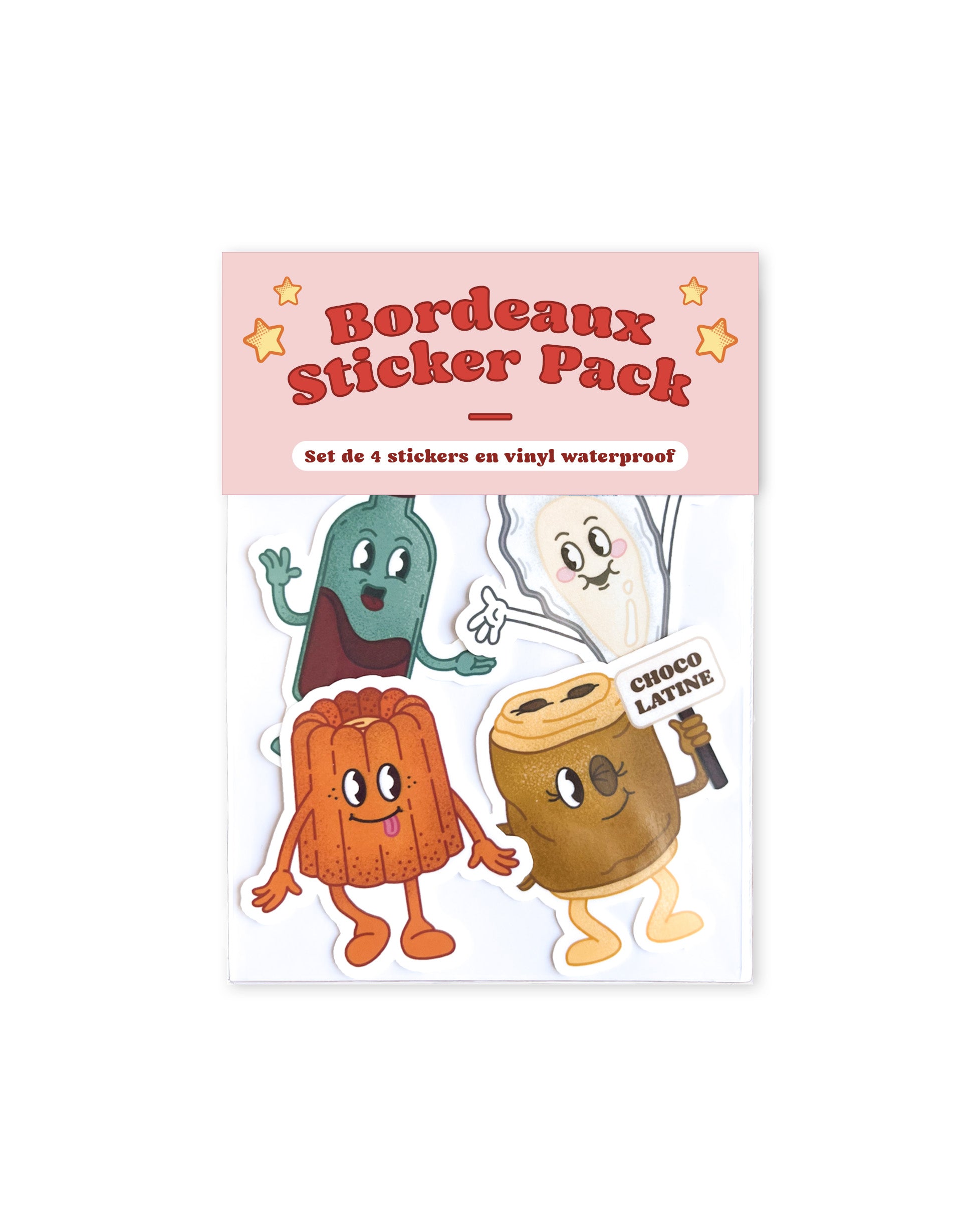 Bordeaux Sticker Pack - Lot de stickers