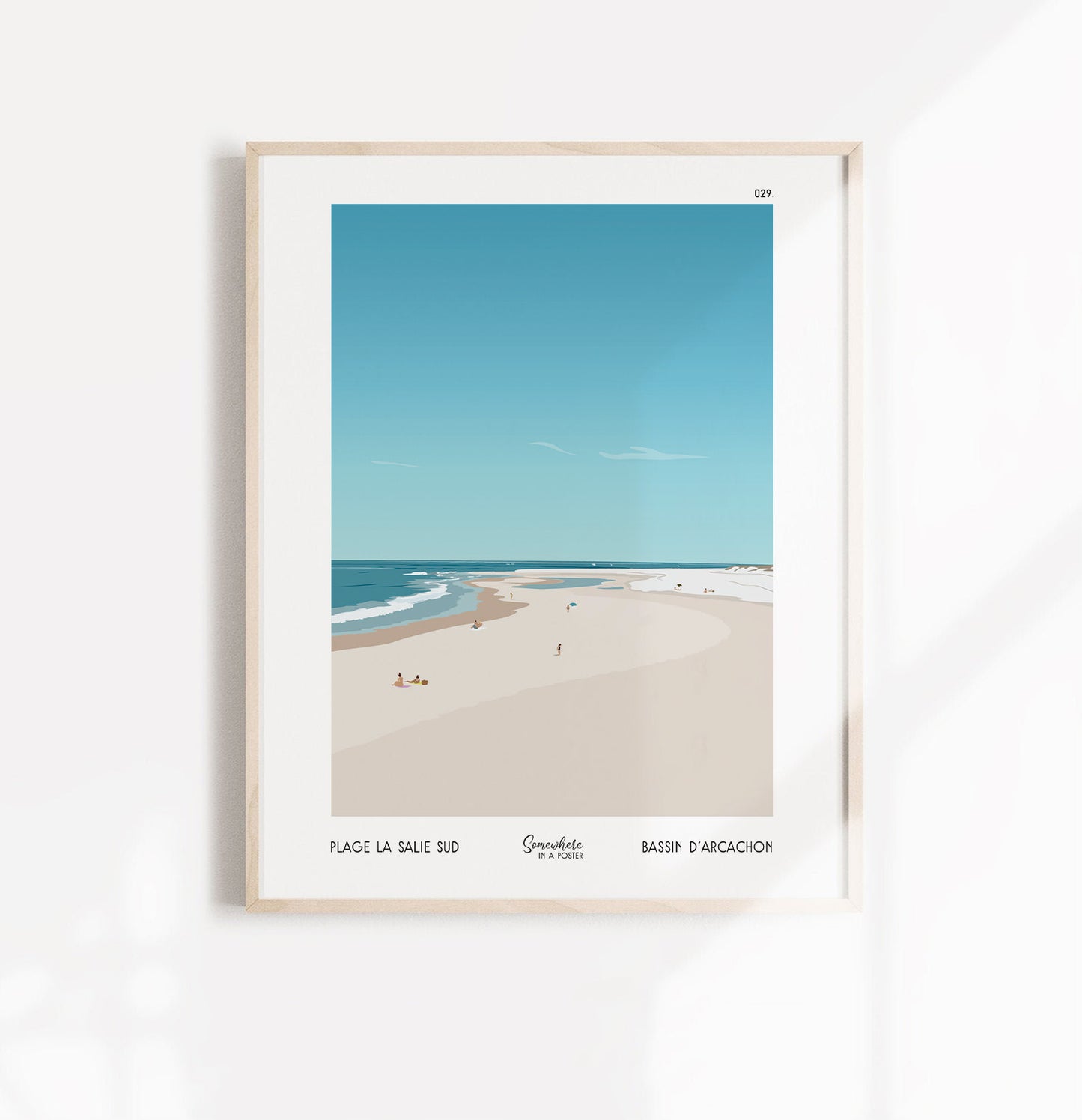 Affiche Plage La Salie Sud - 029