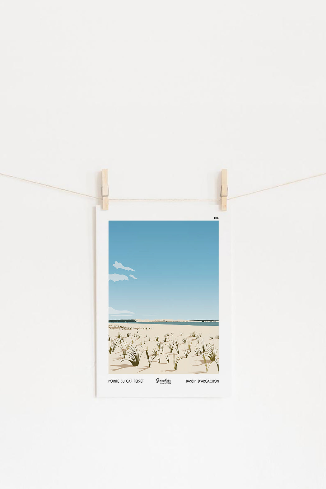Affiche Pointe du Cap Ferret - 021