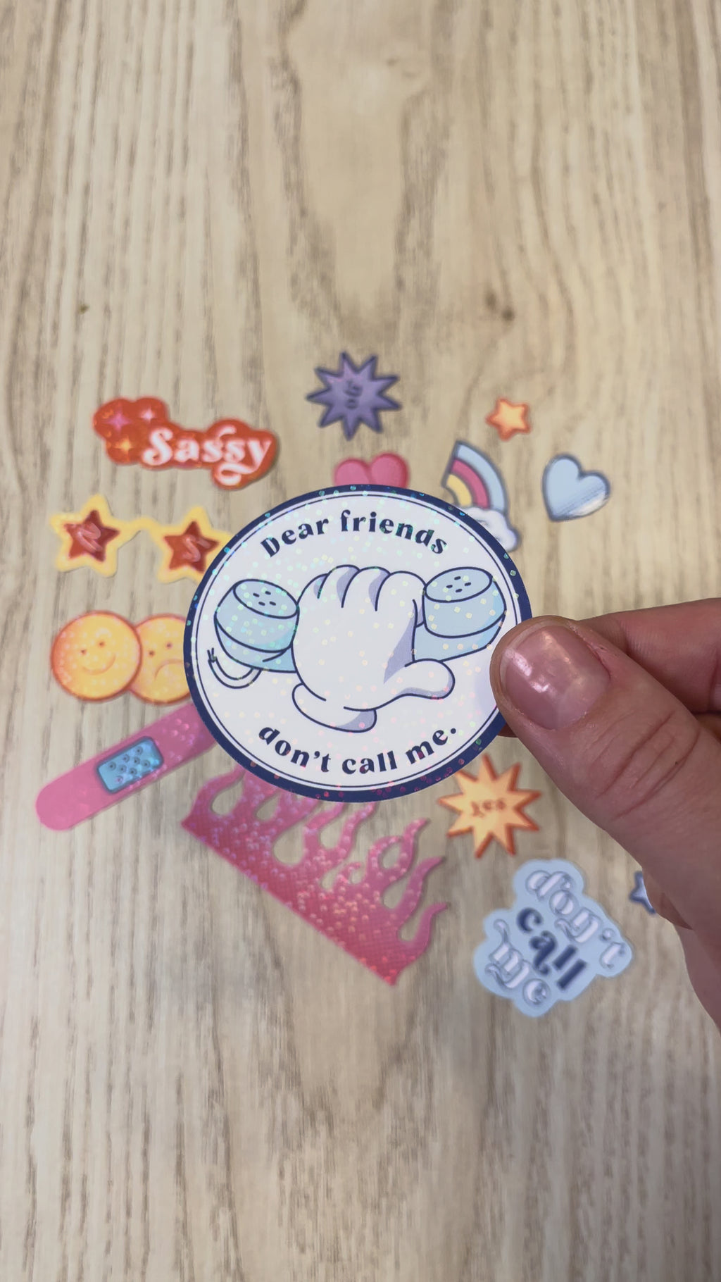 Sassy Pack - Lot de stickers