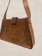 Sac Saskia Marron Paillettes