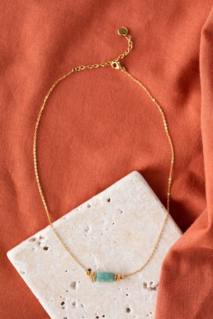 Layla Choker - Amazonite