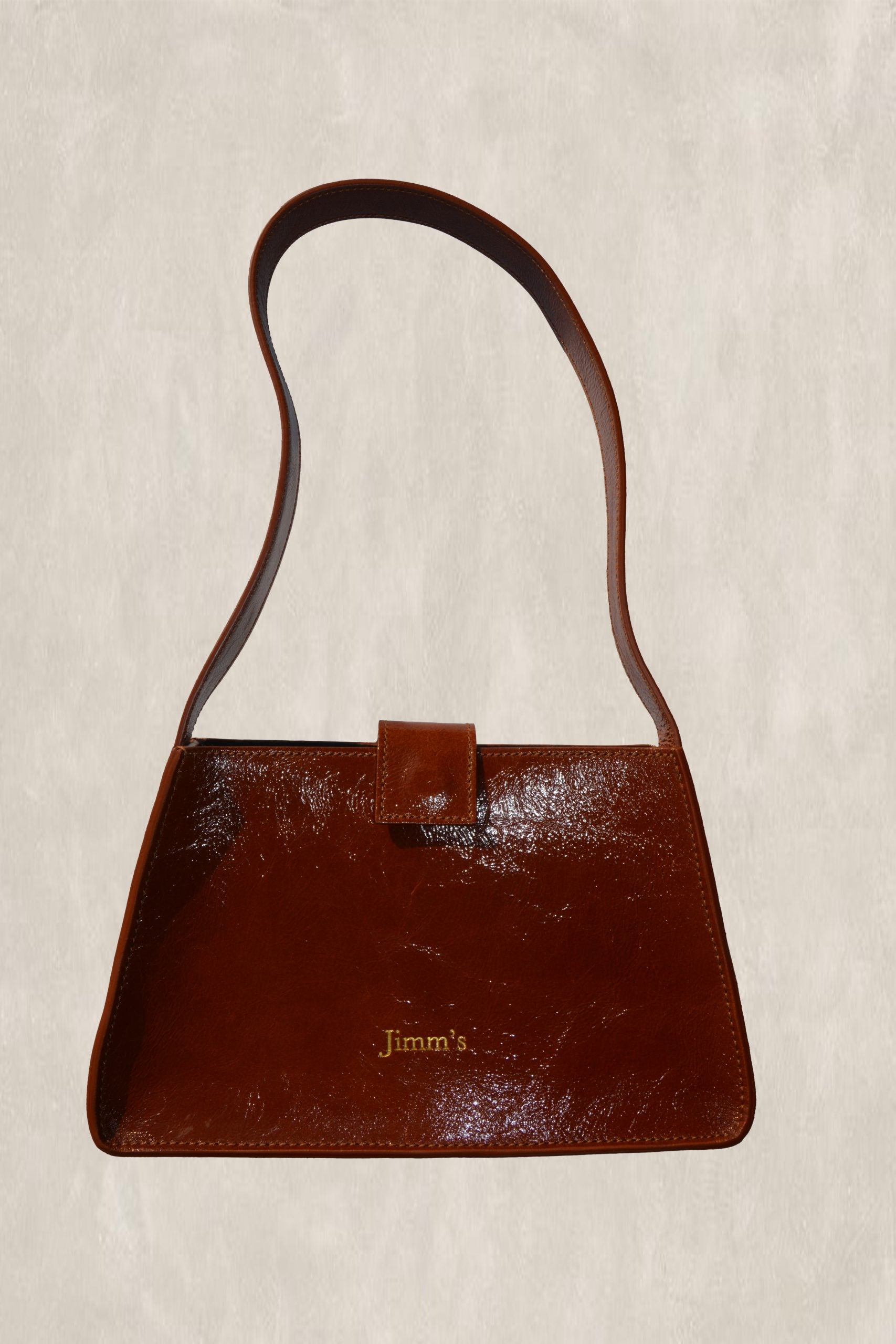 Sac Saskia Marron Vernis