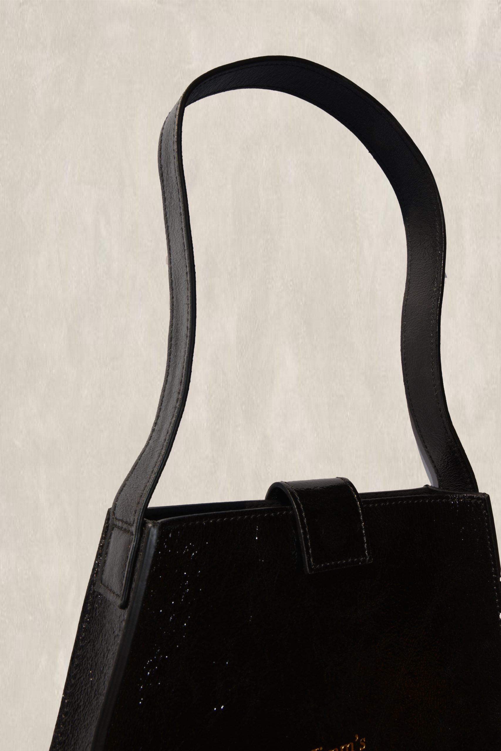 Sac Saskia Noir Vernis