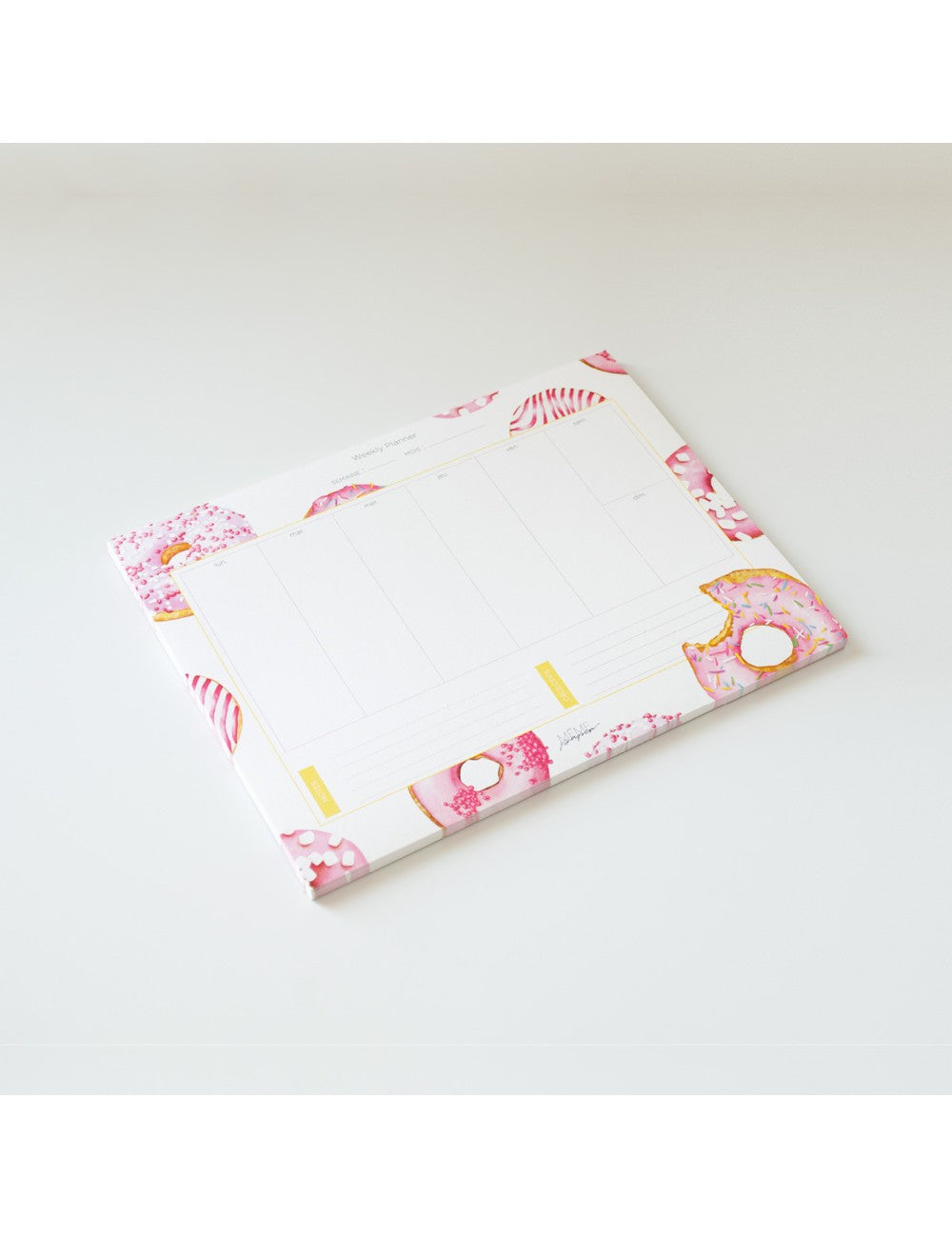 Semainier Donuts Rose
