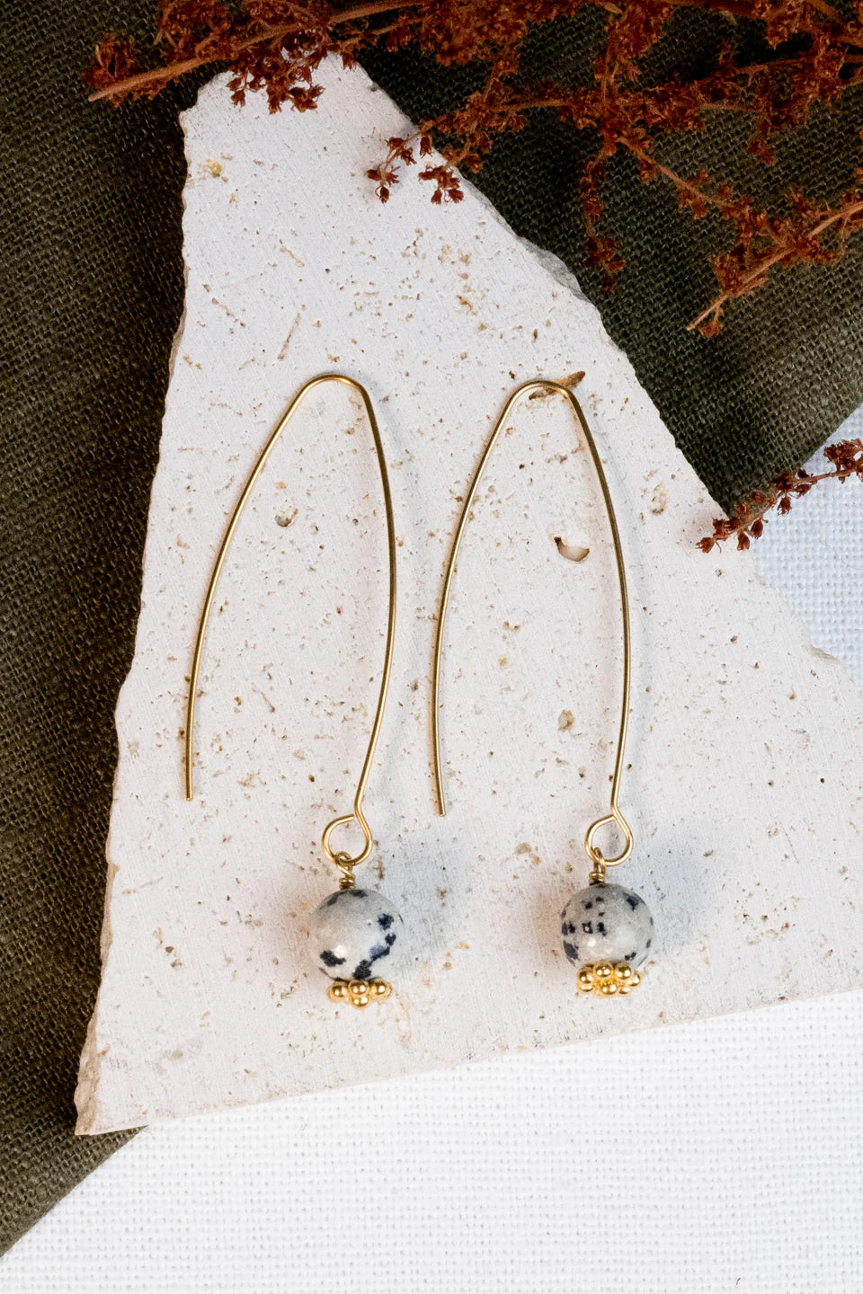 Boucles Osiris - Jaspe dalmatien