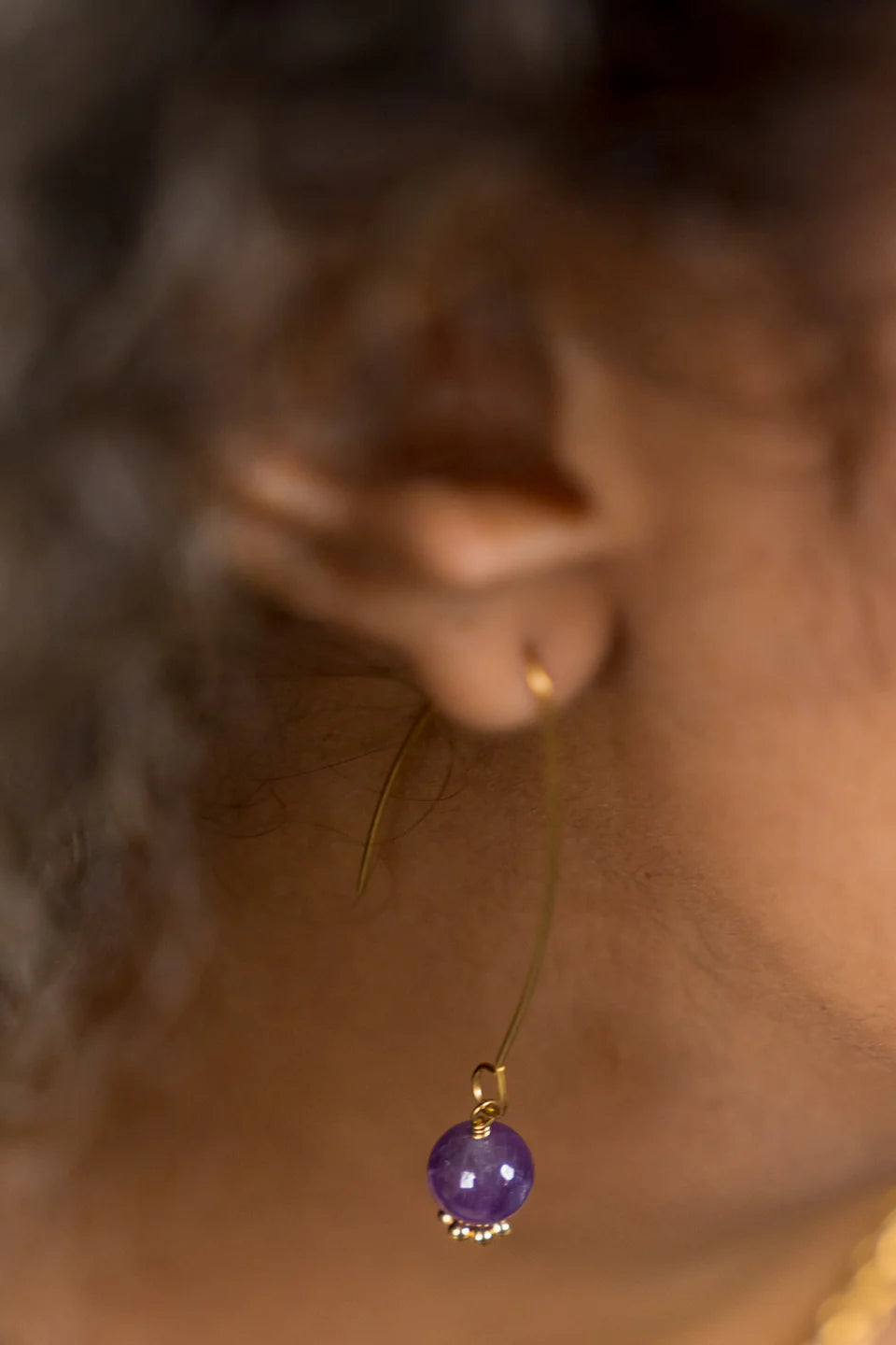 Boucles Osiris - Améthyste