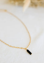 Collier Isa - Agate noire