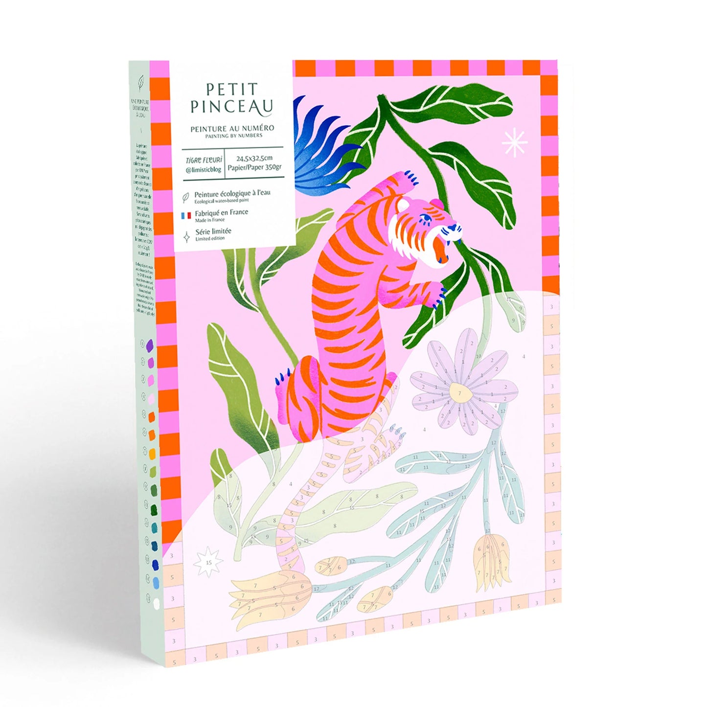 Paint by number kit - Flowering Tiger